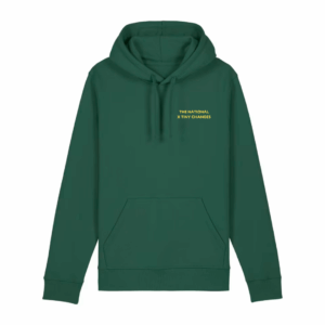 THE NATIONAL X TINY CHANGES HOODIE FRONT