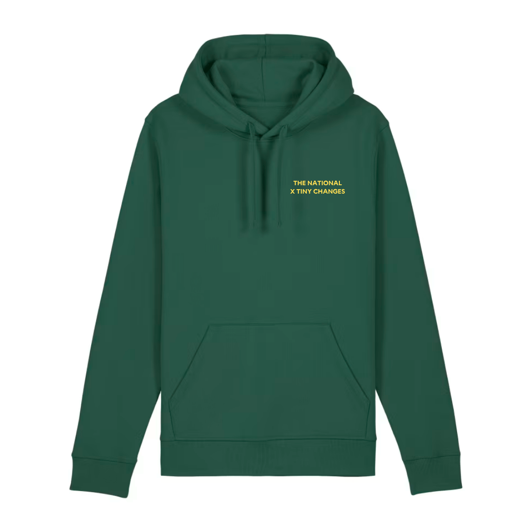THE NATIONAL X TINY CHANGES HOODIE FRONT